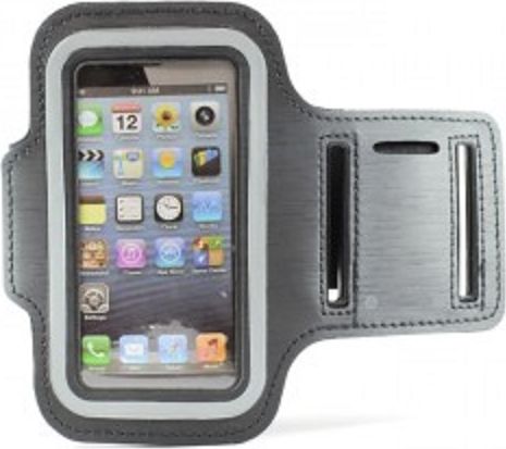 Mobilari OPASKA ETUI NA RAMIĘ DO BIEGANIA TELEFON 5,5" SZARY