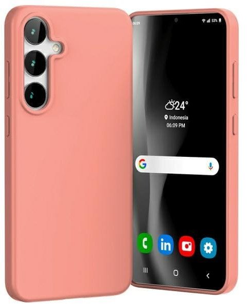 Mercury Soft Samsung S24 FE S721 różowy/pink