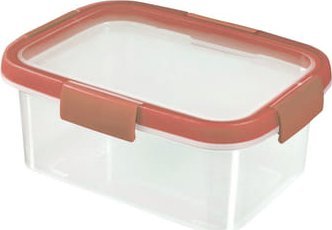 Curver Pojemnik na żywność prostokątny Smart fresh Mix miętowy/ jasnoszary/ brzoskwiniowy 1,2L Curver [302|10]