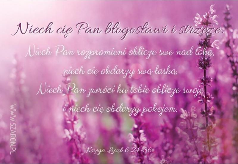 Szaron Magnes na lodówkę - Niech Ci błogosławi ŁĄKA