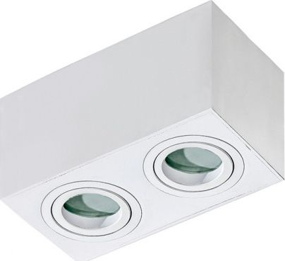 Lampa sufitowa Azzardo Lampa natynkowa kopuła biała AZzardo BRANT 2 SQUARE IP44 AZ2823