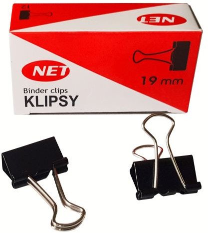 Klipsy 19mm 12szt