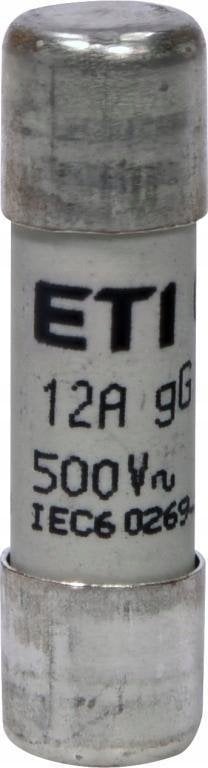 Eti-Polam Wkładka topikowa cylindryczna CH10x38 12A/500V 002651018