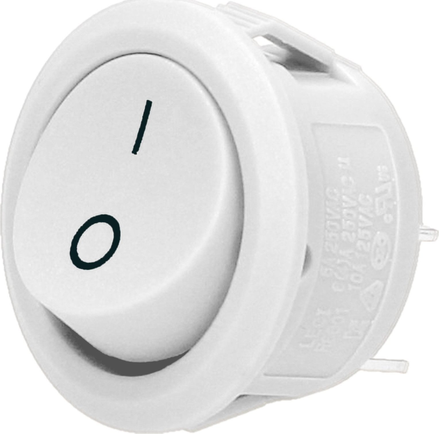 Orno Łącznik kołyskowy okrągły, biały