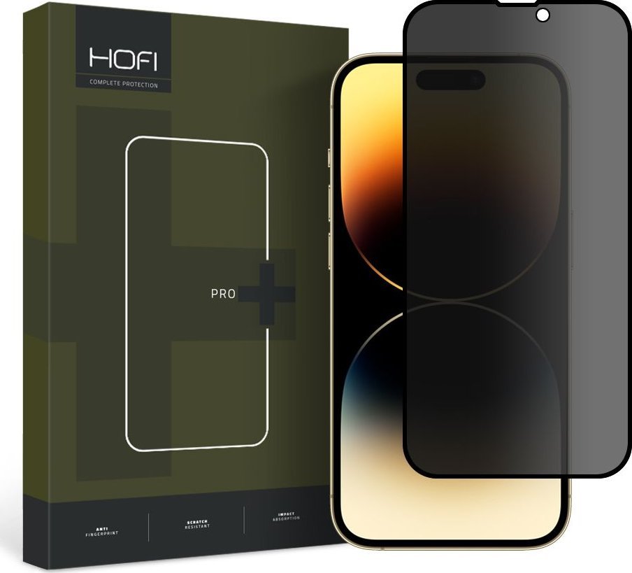 Hofi Szkło prywatyzujące Hofi Anti Spy Glass Pro+ Apple iPhone 15 Privacy