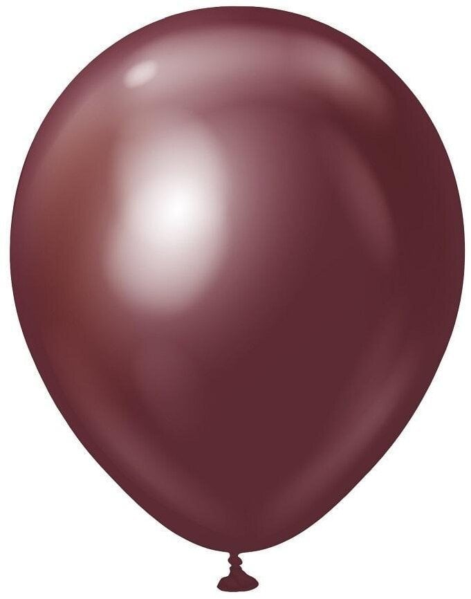 Balony Mirror Burgundy 50szt