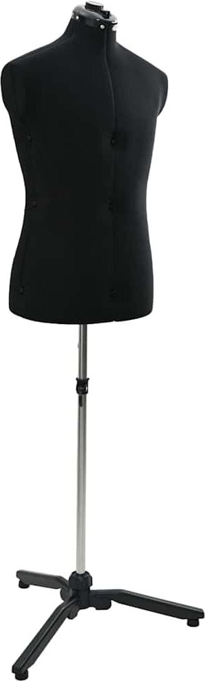 vidaXL Damska regulowana forma sukienki czarna, 37.5-45.5 cali tkanina