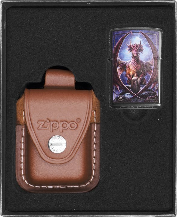 Zestaw ZIPPO Zapalniczka ANNE STOKES DRAGON Prezentowy No2