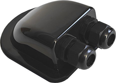 LEGO Przejściówka dachowa podwójna czarna