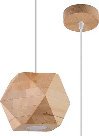 Lampa wisząca Lumes Geometryczna lampa wisząca nad wyspę - S467-Prefix