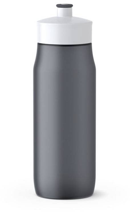 Emsa 518086 Squeeze Sport-Trinkflasche 0.6 Liter Anthrazit/ Wei