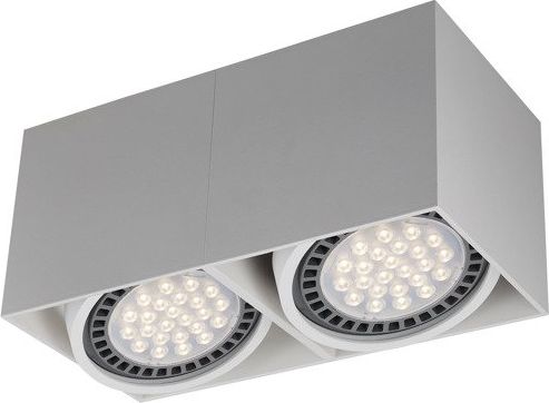 Lampa sufitowa Zumaline Oprawa sufitowa kwadratowa biała Zumaline BOX ACGU10-116
