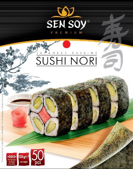 SEN SOY Algi Sushi Nori Gold 50 szt. - Sen Soy