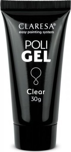 Claresa Żel budujący do paznokci Poli - Clear 30g