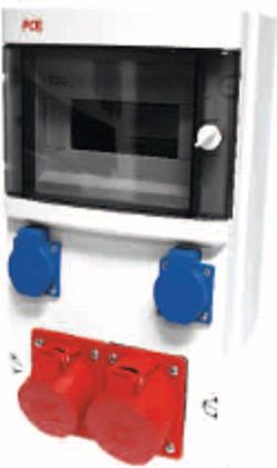 PCE Rozdzielnica stacjonarna 32/5 16/5 2GS STAR IP44 (9016830W)