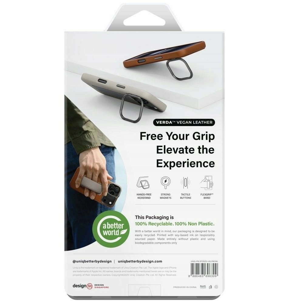 Uniq Etui Heldro Pro do Apple iPhone 17 Pro Magclick Charging karmel