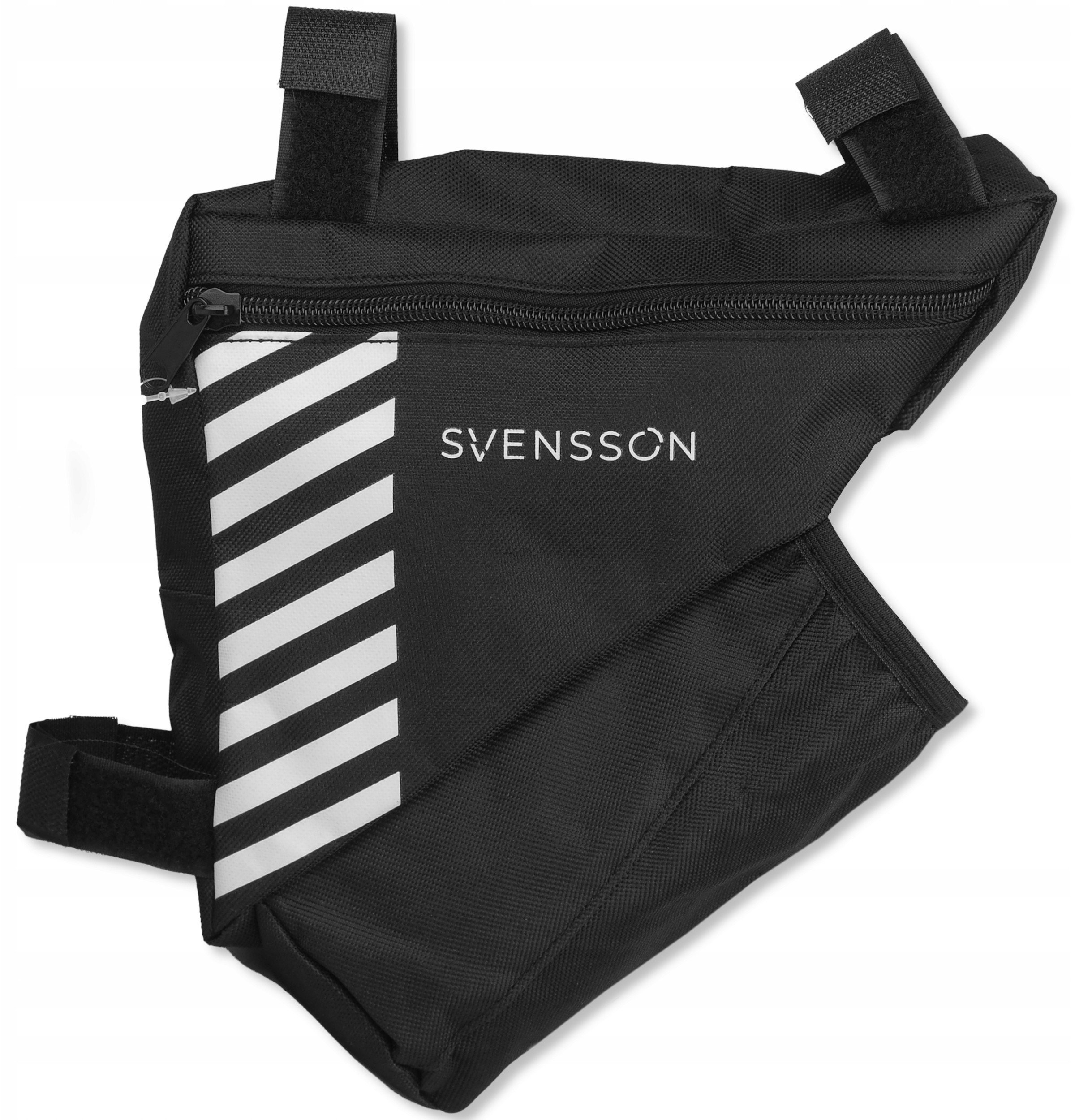 Torba, SVENSSON,sakwa rowerowa pod ramę z kieszenią na bidon, czarna