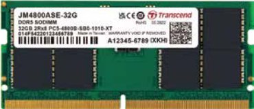 Pamięć do laptopa Transcend 16GB JM DDR5 4800 SO-DIMM 1RX8