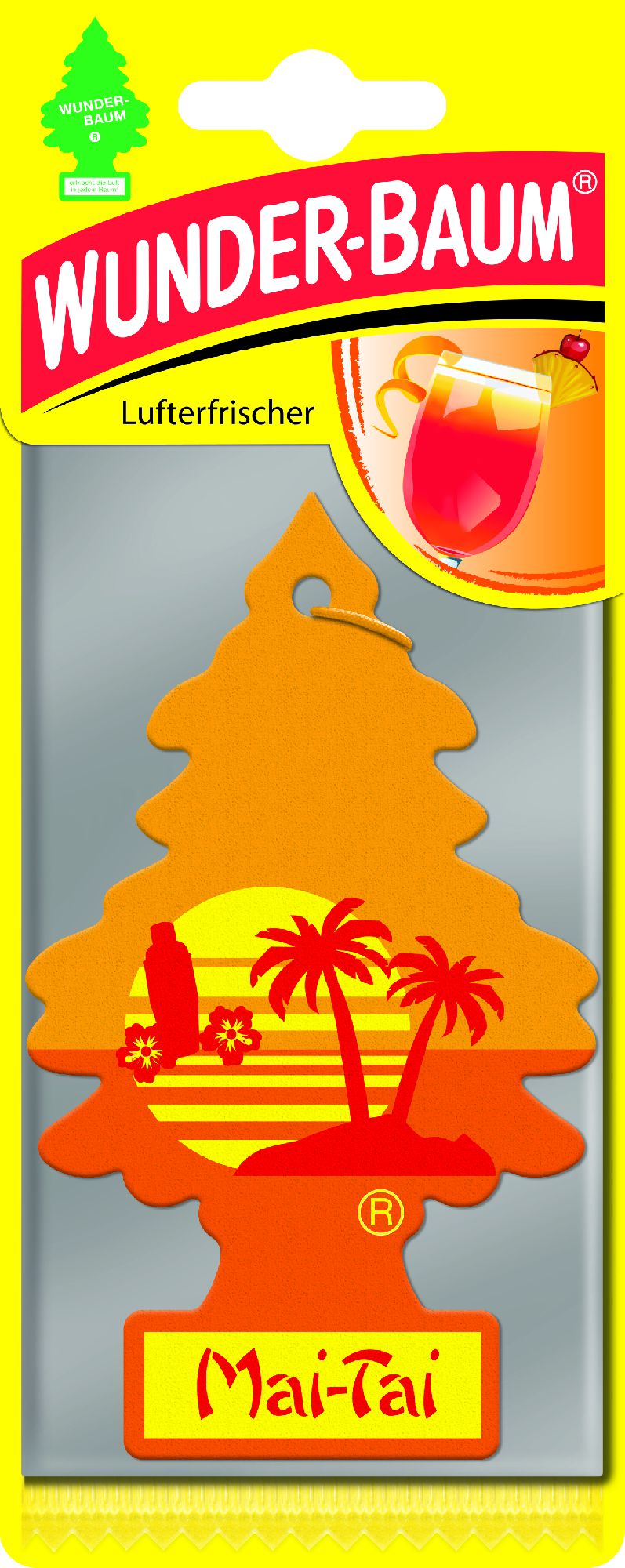 WUNDER-BAUM Papierowy zapach samochodowy Mai-Tai (23-150)