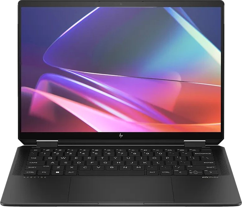 Laptop HP HP Spectre x360 2-in-1 Laptop 14-eu0008nn - Ultra 5-125H, 16GB, 1TB SSD, 14" 2.8K 400-nit 120Hz OLED HDR 500 Touch, 9MP IR cam, FPR, US back