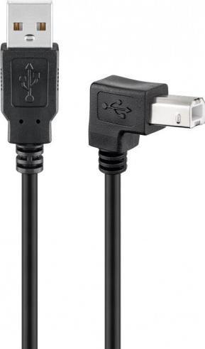 Kabel USB Goobay USB-A - USB-B 1 m Czarny (JAB-294789)