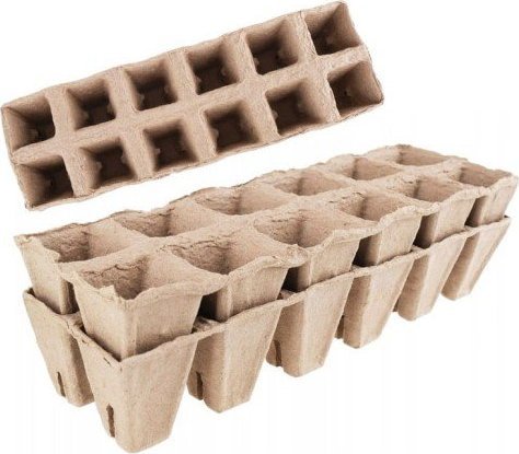 Planta Doniczki do rozsad roślin prostokątne paletka 2x12