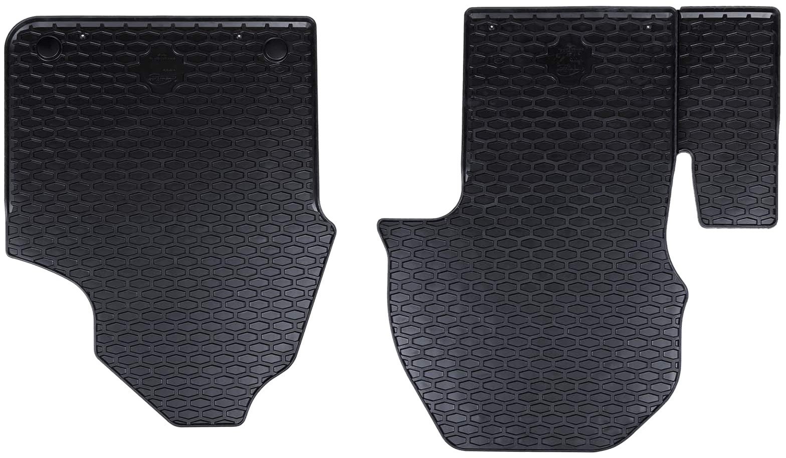 vidaXL Mata samochodowa 2 pcs Czarny pasuje do Mercedes SPRINTER TPE