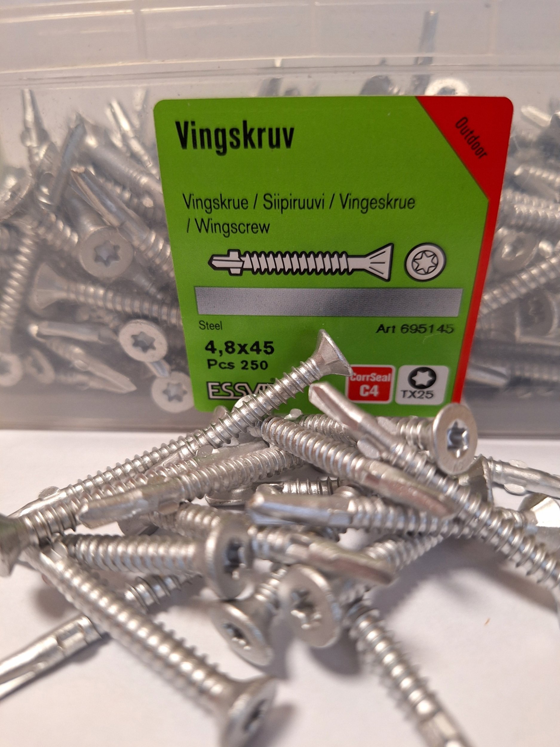 WINGSCREW TX 4,8X45 CS-250