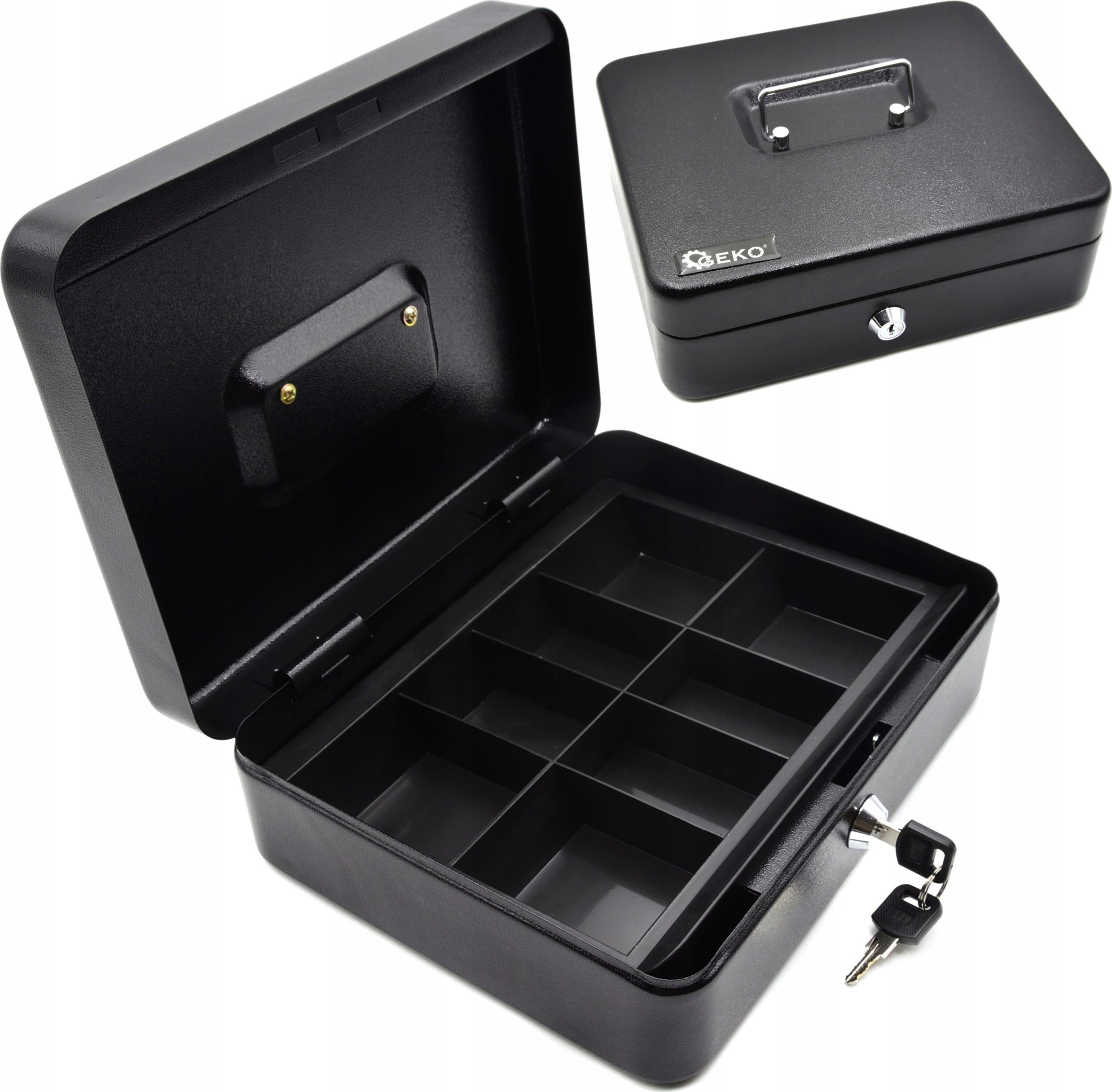 Geko Kasetka na pieniądze 250x200x90mm na kluczyk (10)