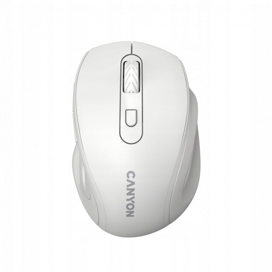 Canyon 6 buttons wireless 2.4Ghz mouse, MX8650A Sensor, DPI up to 1600,Injection case, 3 M life times left and right switches, 2xAAA battery, ABS mate