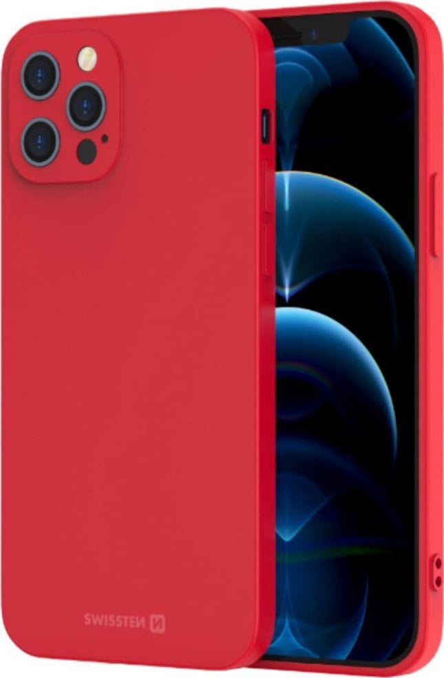 Swissten Soft Joy iPhone 7/8/SE2 (2020)/SE3 (2022) Cover - Red