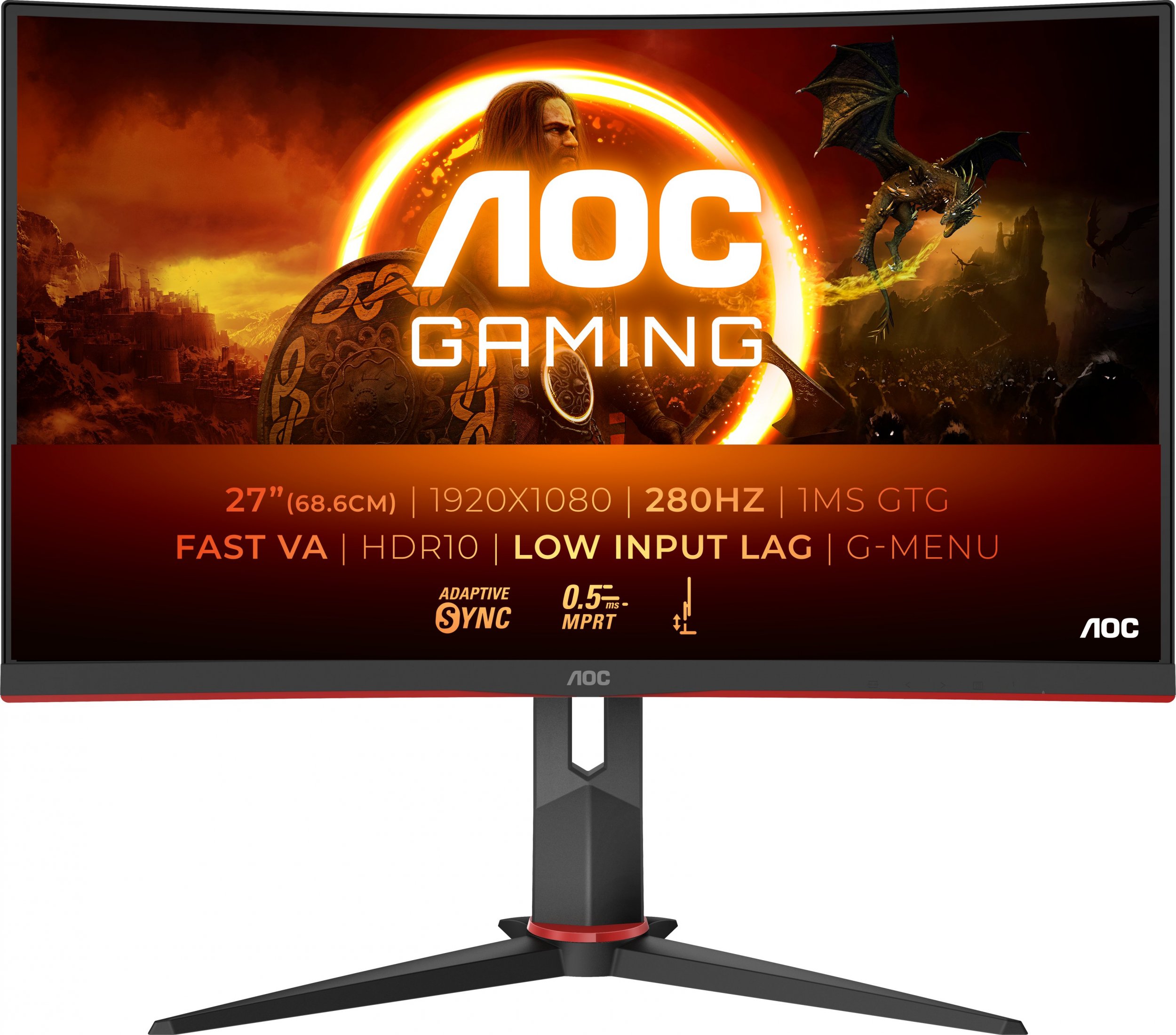 Monitor AOC C27G2Z3/BK