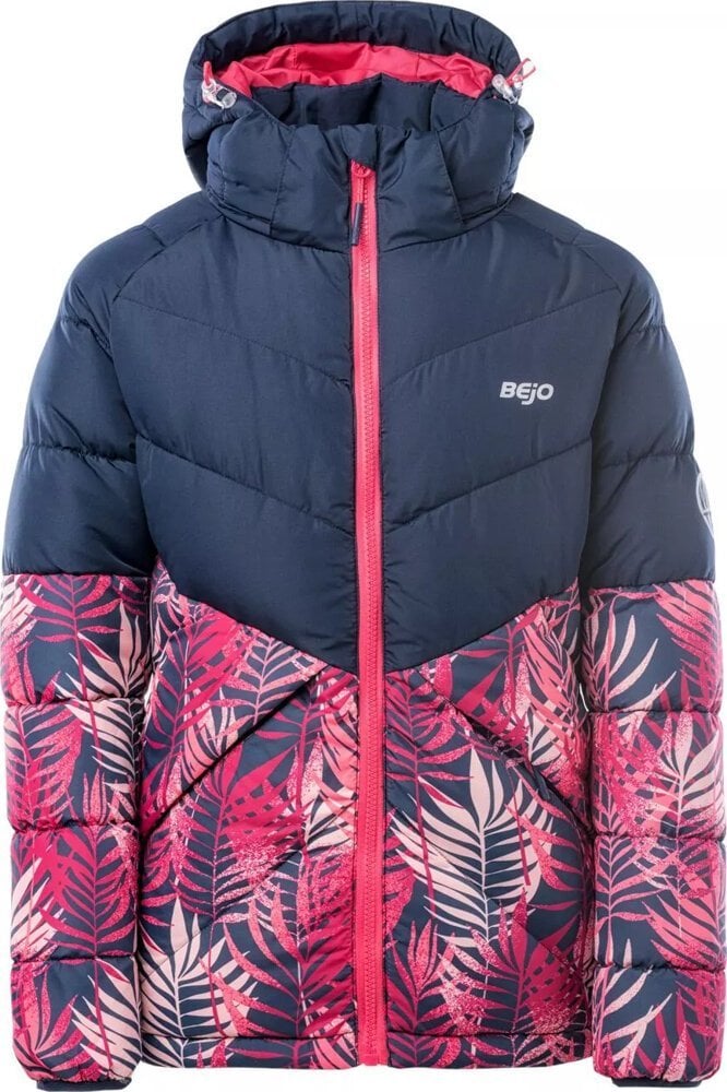 Bejo Dziecięca kurtka zimowa pikowana Bejo Baldey II Jrg granatowo-różowa rozmiar 134