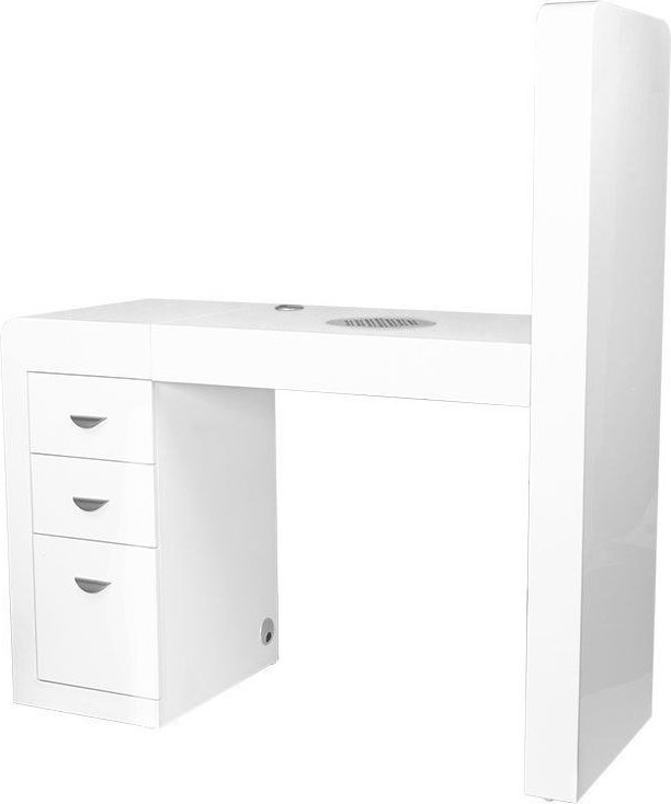 Activeshop Biurko kosmetyczne 310 białe prawe