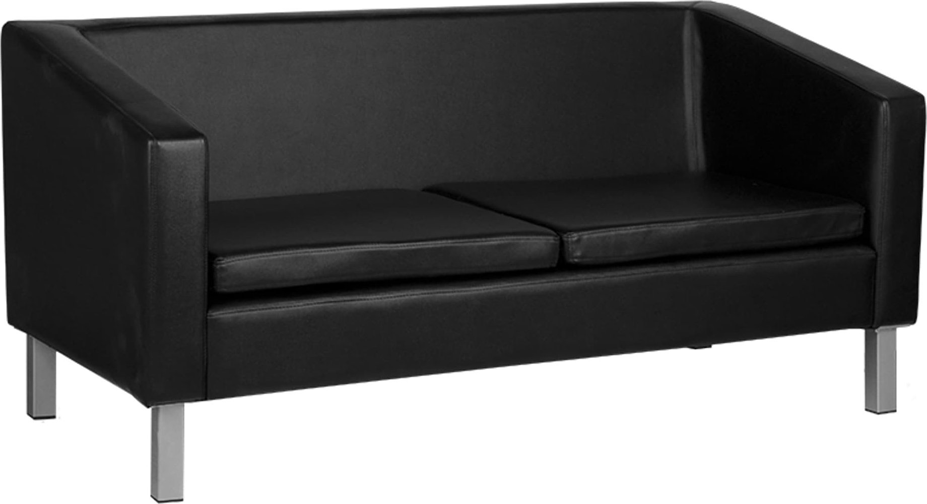Activeshop Gabbiano sofa do poczekalni BM18003 czarna