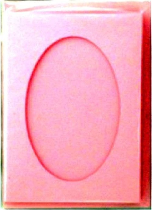 Karta passepartout + koperta jasnoróżowa 5szt