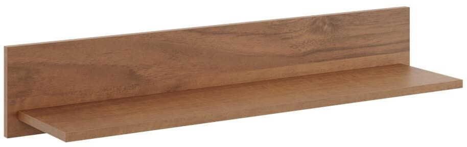 Półka wisząca, ścienna, loft, 100x20x18 cm, orzech, mat