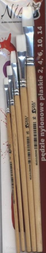 Koh I Noor Pędzle nylonowe płaskie (174127)