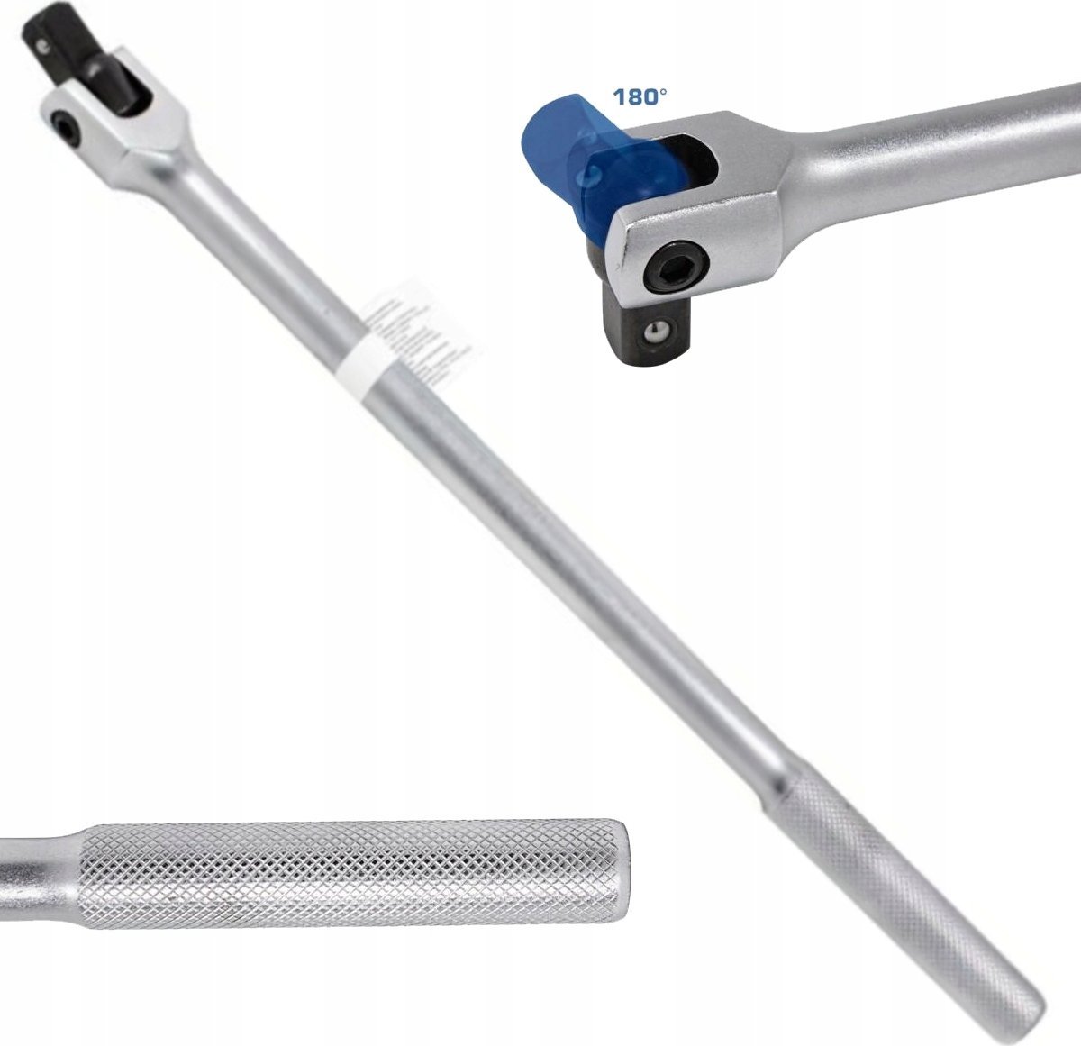 Rockforce Pokrętło przegubowe 380mm 1/2" radełkowane