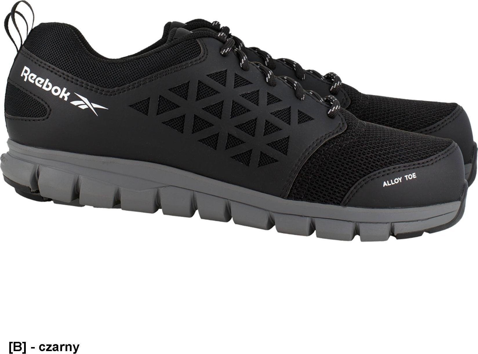 Reebok BREEBOK-1031 S1P SRC - REEBOK - bezpieczne półbuty, skóra zamszowa, aluminiowy podnosek, podeszwa EVA XL ExtraLight 37