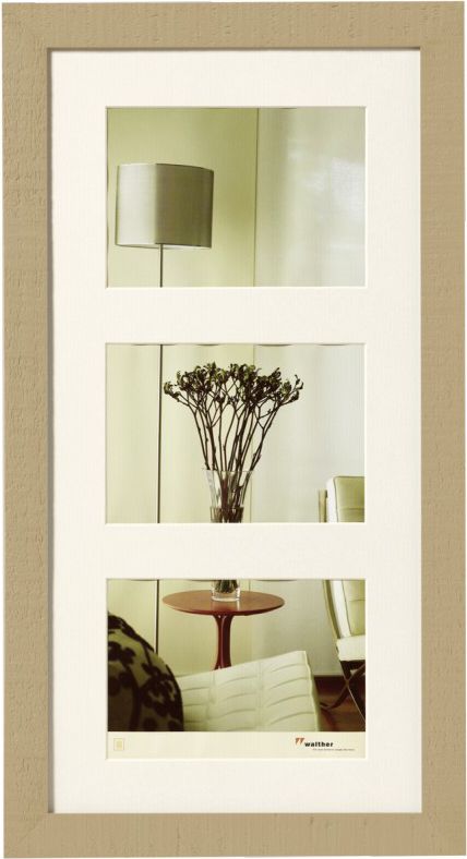 Ramka Walther Home, 3x13x18, drewniana, beżowo brązowa (HO338C)