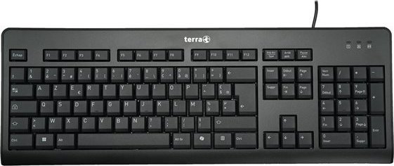 Klawiatura Wortmann AG TERRA Keyboard 1500 Corded [FR] USB black/noir Copilot AZERTY, 105 Tasten, kabelgebunden, 1,80m