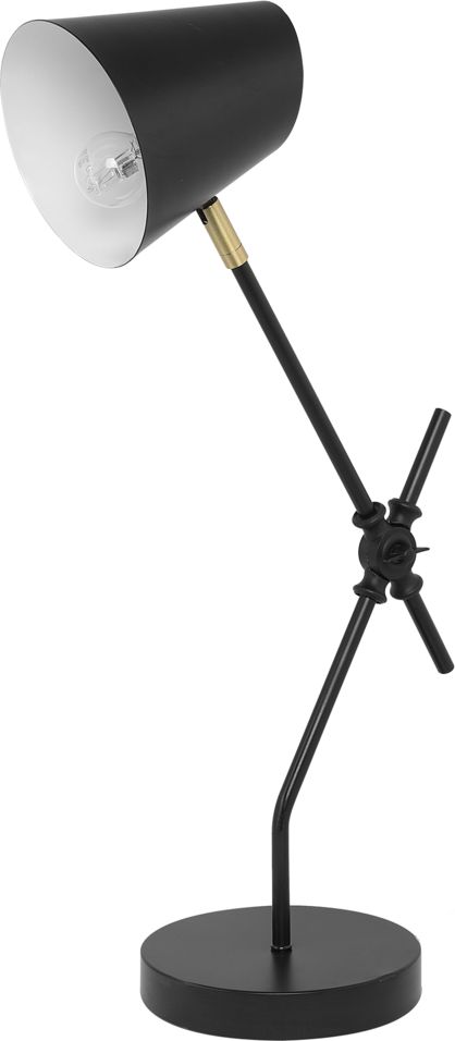 Lampka biurkowa Beliani czarna (148525)