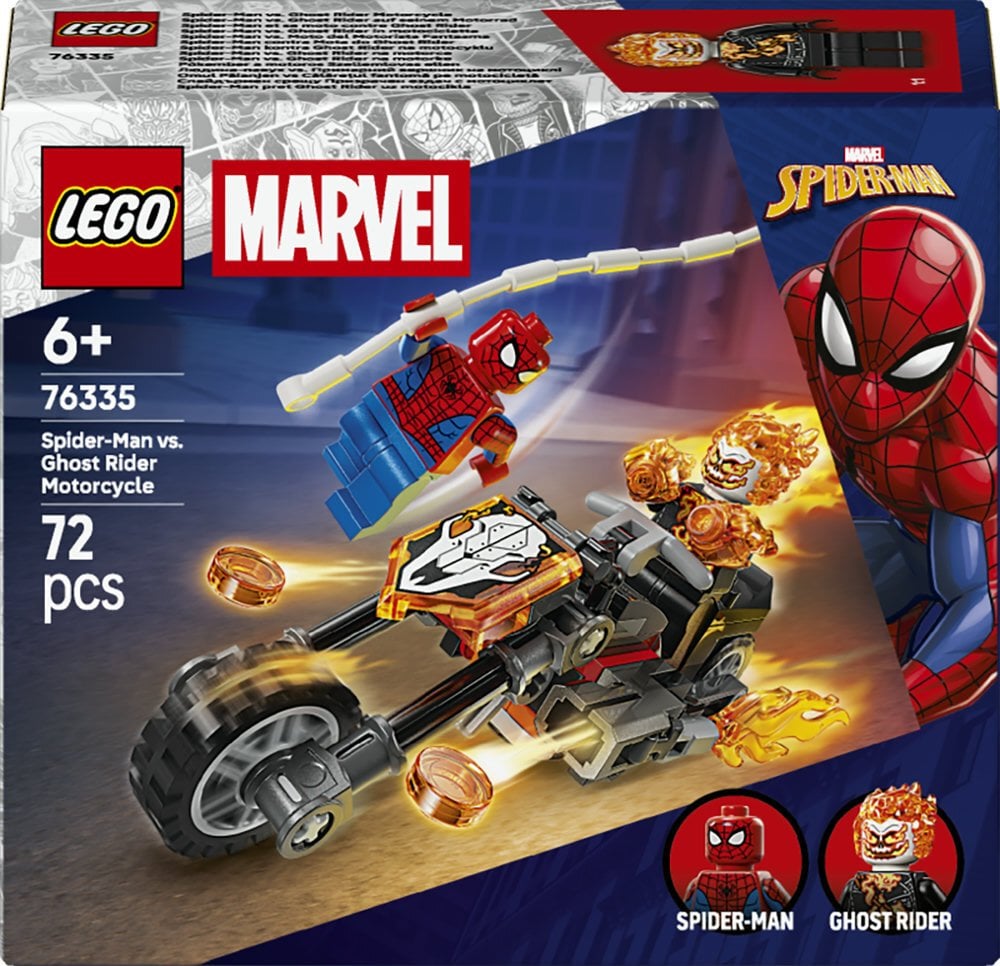 LEGO Marvel Spider-Man kontra Ghost Rider na motocyklu (76335)