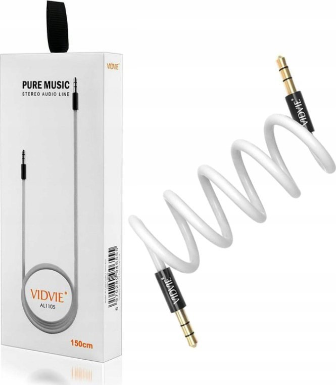 Kabel USB Vidvie KABEL AUX DO GŁOŚNIKA JACK 3.5MM-JACK 3.5MM 1,5M