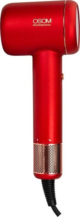 Suszarka Osom Professional Suszarka do włosów NERO OSOMPF8RD, 1600 W, czerwony