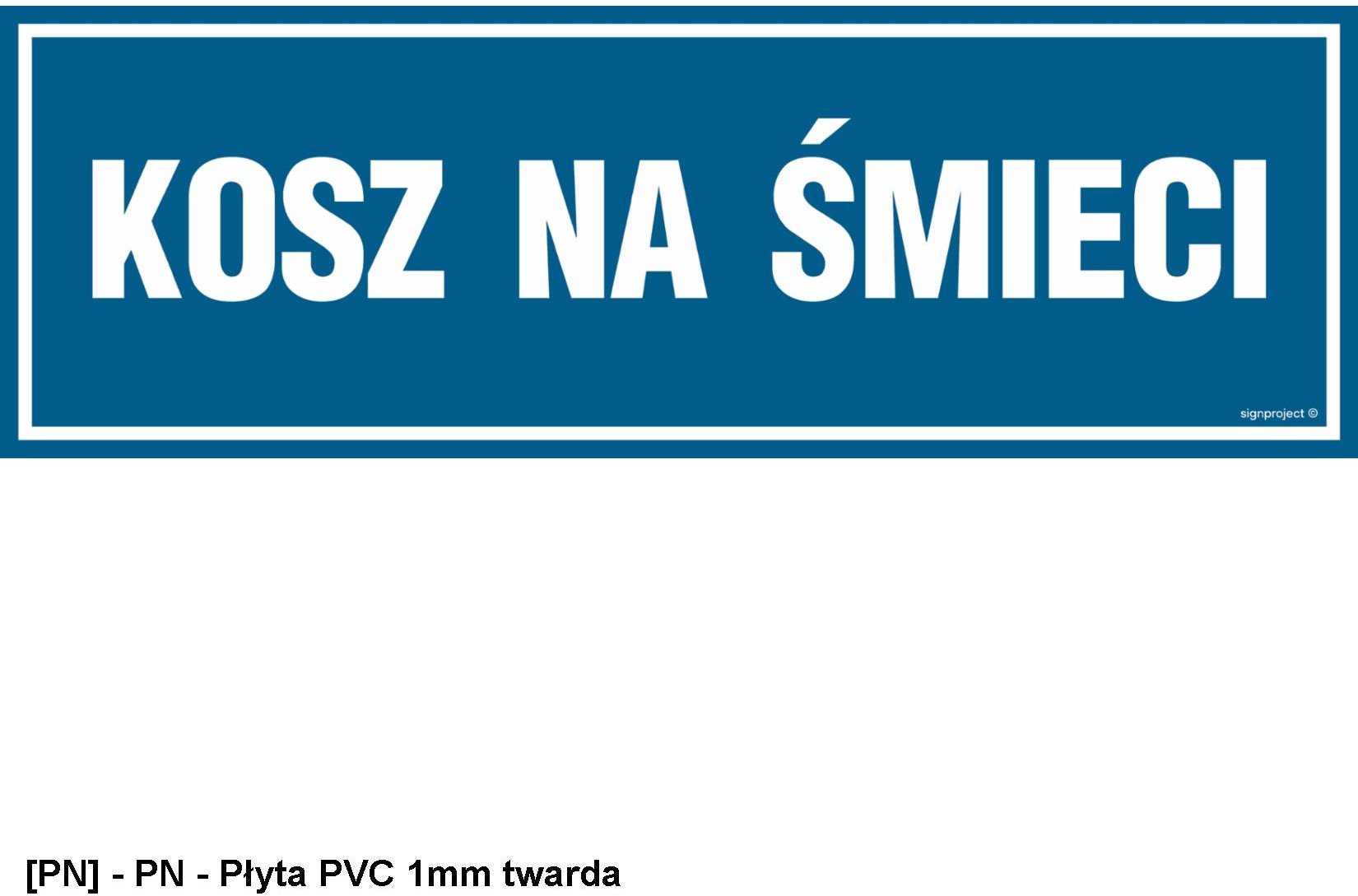 PA518 - Kosz na śmieci 600x200