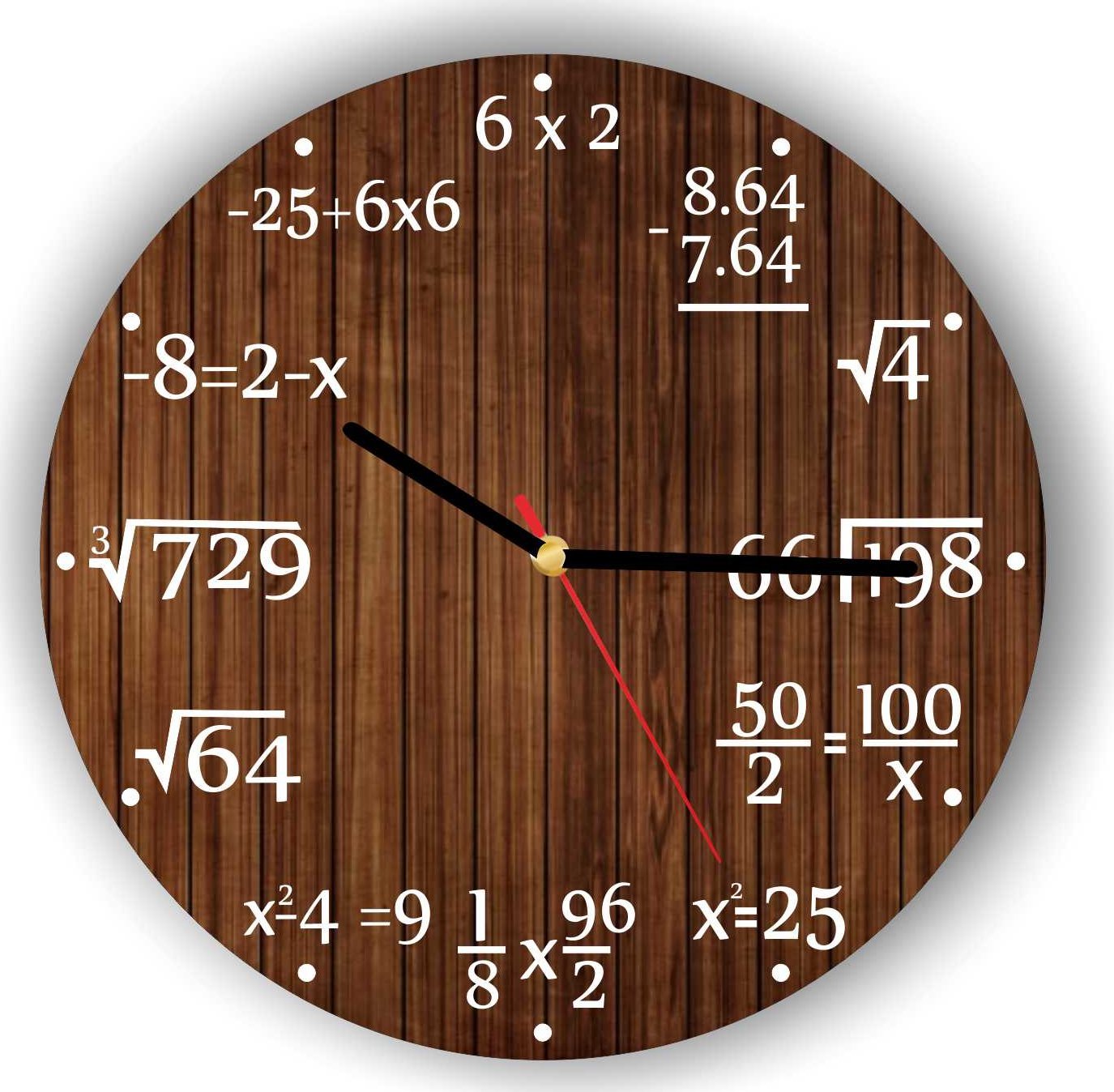 naSciane Zegar ścienny matematyka prezent dla nauczyciela