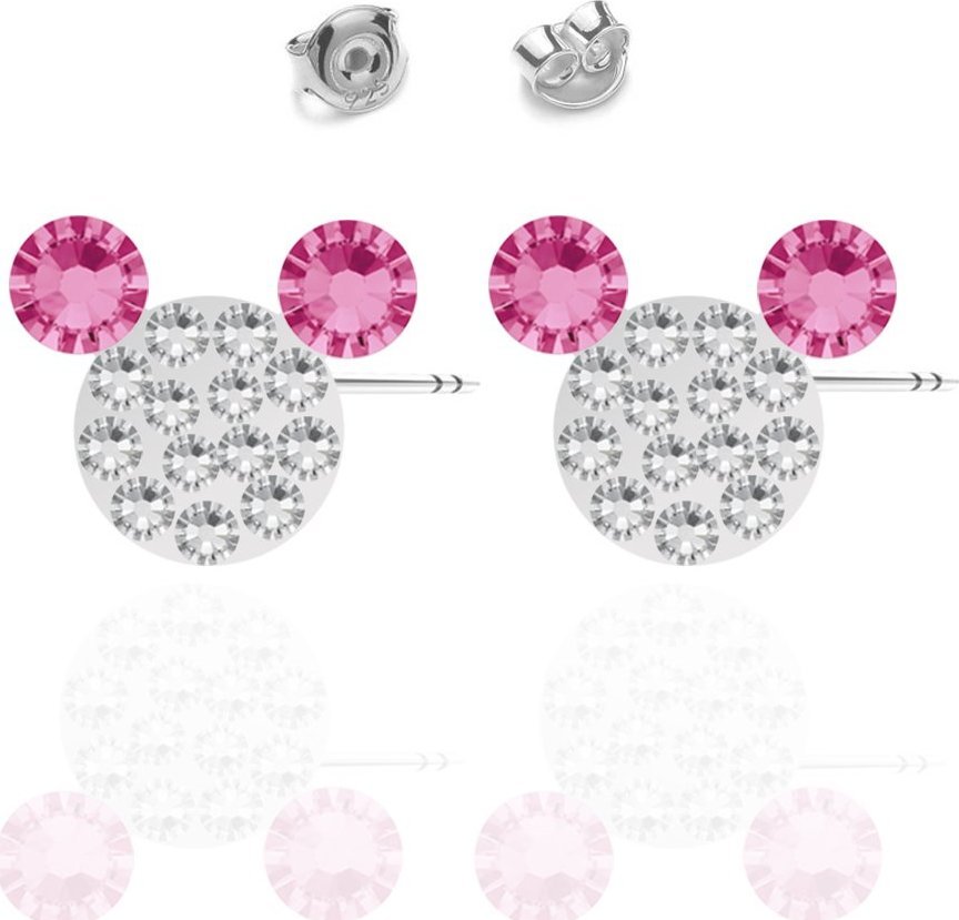 Radziszewska Jewellery Kolczyki Srebrne z Myszką Miki