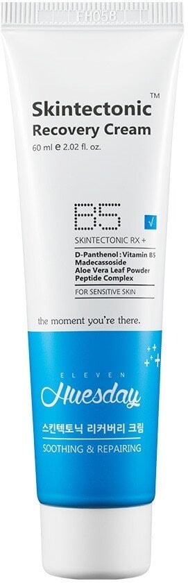 Eleven Huesday, Skintectonic, Recovery, Cream, For Face, 60 ml For Women